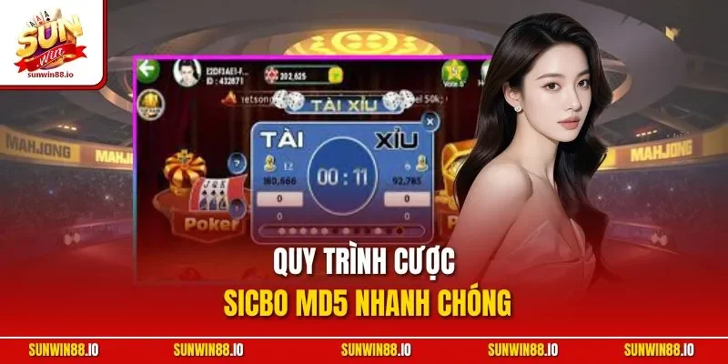 Tài Xỉu MD5 Go88 | Hình Thức Live Đình Đám Tại Sunwin 11 Sunwin Quy trình cược Sicbo MD5 nhanh chóng