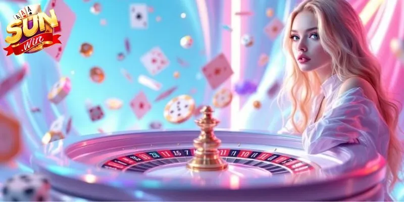 Vòng quay roulette hiển thị rõ từng chuyển động